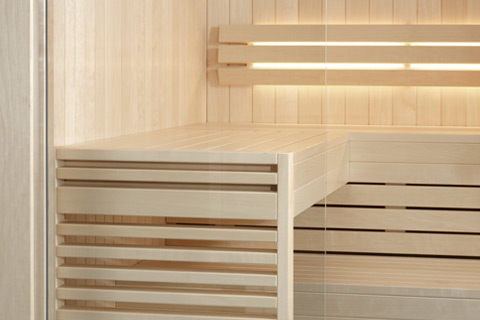 ”Sauna-Innenausstattung